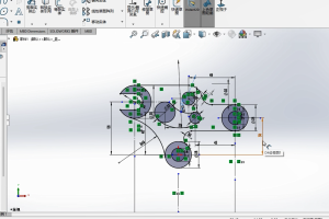 三维建模设计丨7.4 项目实战 草图项目训练（五）