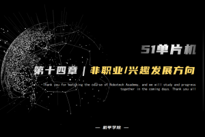 51单片机开发丨14.1 非职业 / 兴趣发展发展方向