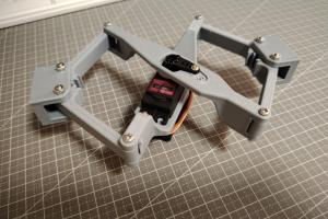 舵机线性举升机械变形机构