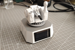 1130防空炮电动太阳能模型